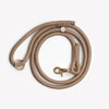 Braided rope leash, sand
