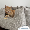 High-sided cat bed, grey