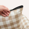 Snozy dog bed, checkered