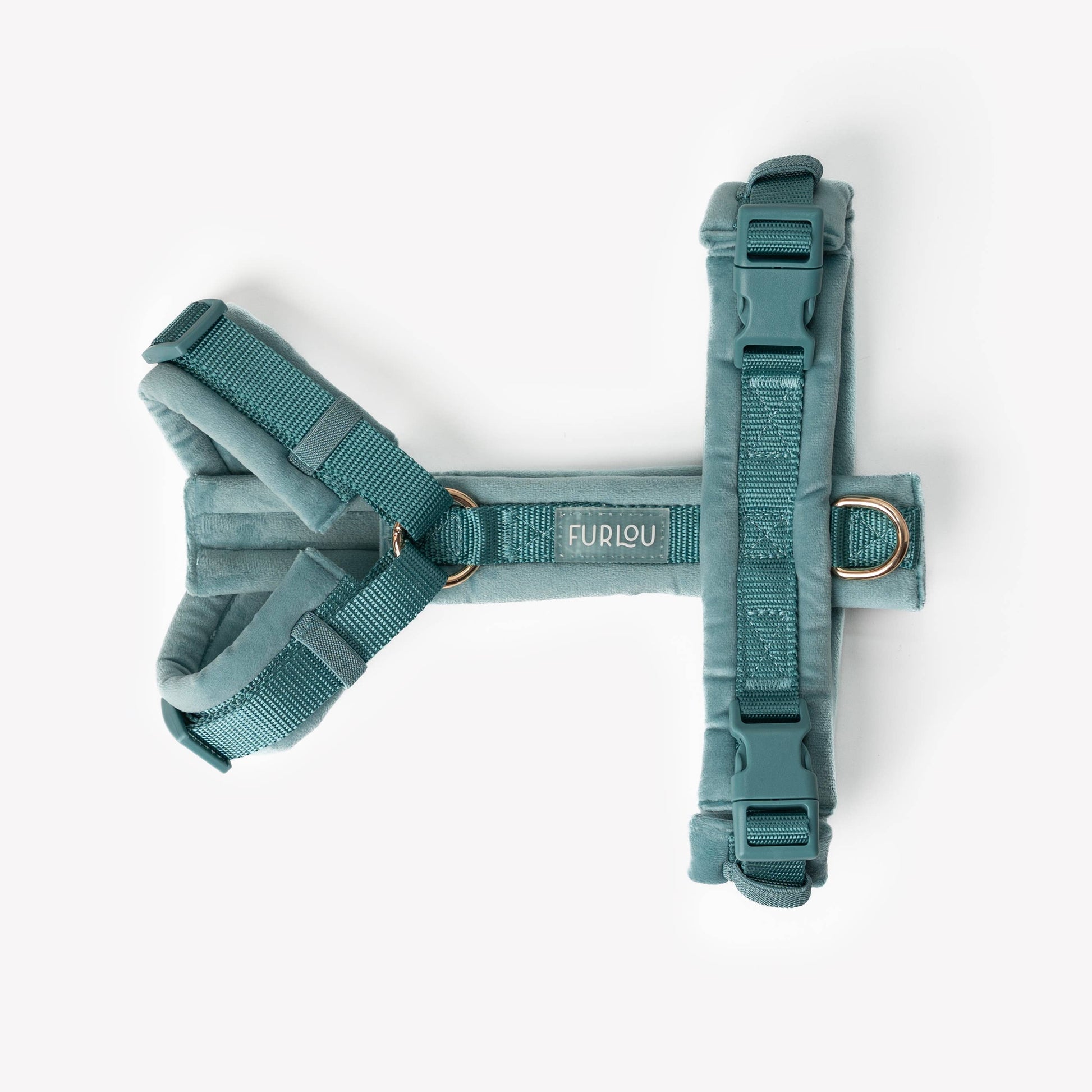Furlou koiran Y-valjaat, turkoosi
