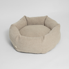 Luna 3.0 dog bed, oat bouclé