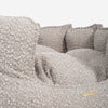 High-sided dog bed, grey