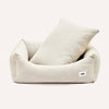 Snozy dog bed, linen