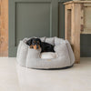 High-sided dog bed, grey