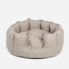 High-sided dog bed, grey