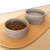 Ceramic feeding bowl