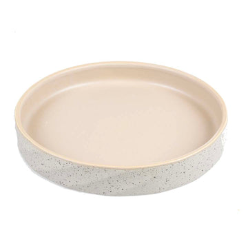 Ceramic feeding plate