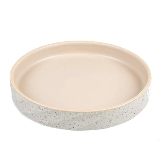 Ceramic feeding plate