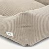 Snozy dog bed, beige corduroy