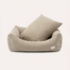 Snozy dog bed, beige corduroy