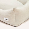 Snozy dog bed, linen
