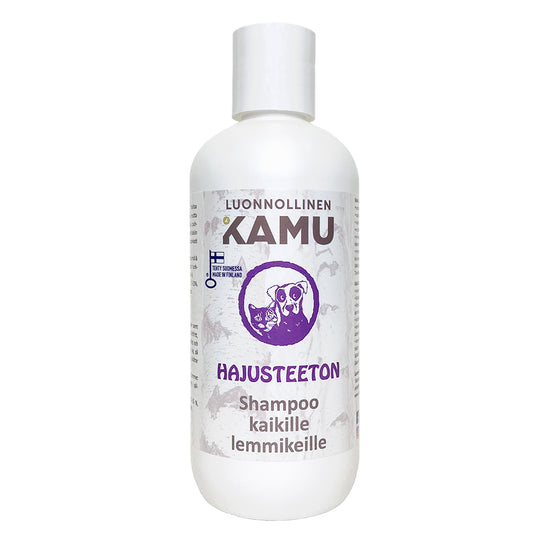 Luonnollinen Kamu hajusteeton shampoo lemmikille, 350 ml