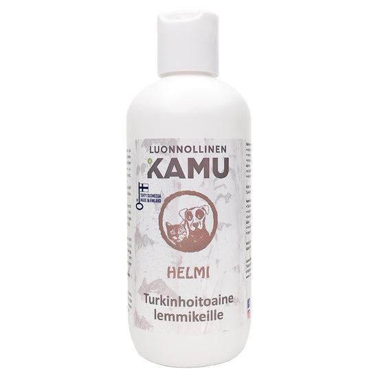 Luonnollinen Kamu Kiiltävä shampoo kissalle ja koiralle, 350 ml
