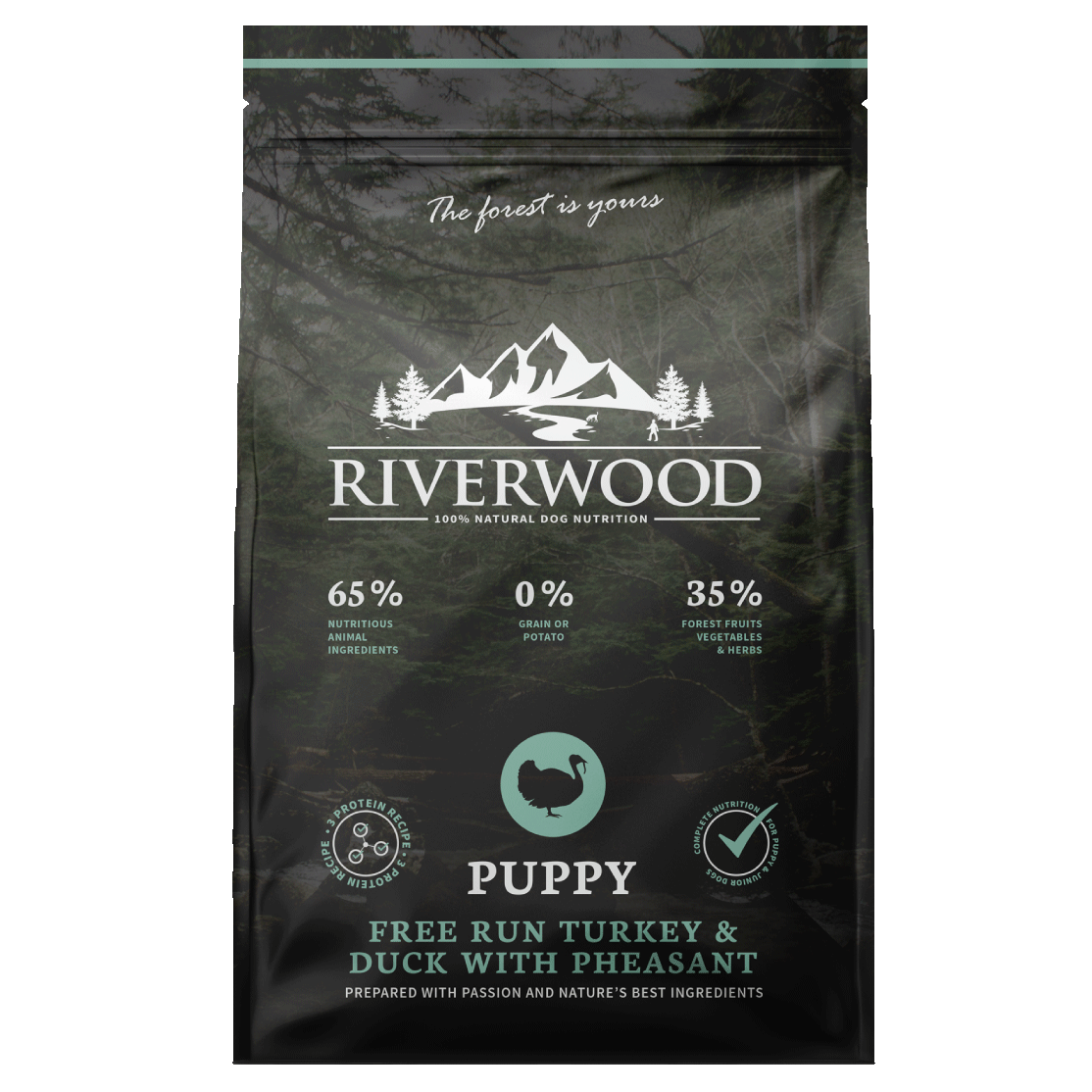 Riverwood viljaton penturuoka, kalkkuna, ankka & fasaani