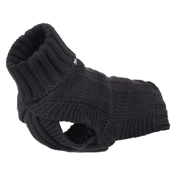 Rukka Pets musta koiran neulepaita