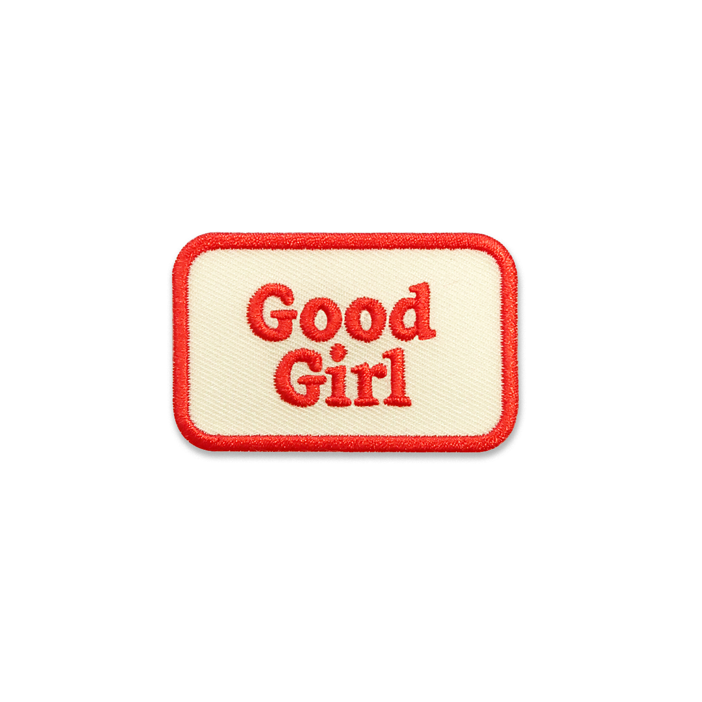 Good Girl -silitettävä kangasmerkki koiralle