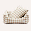 Snozy dog bed, checkered