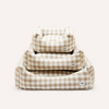 Snozy dog bed, checkered