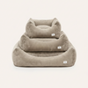 Snozy dog bed, beige corduroy