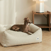 Snozy dog bed, linen