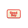 Scout's Honour Good Boy - silitettävä kangasmerkki koiralle
