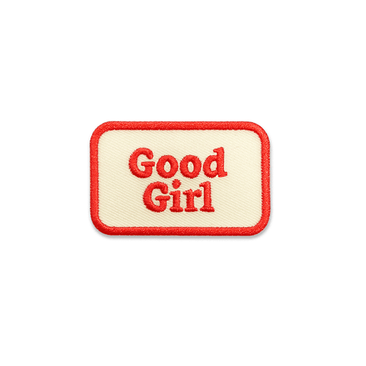 Scout's Honour Good Girl - silitettävä kangasmerkki koiralle