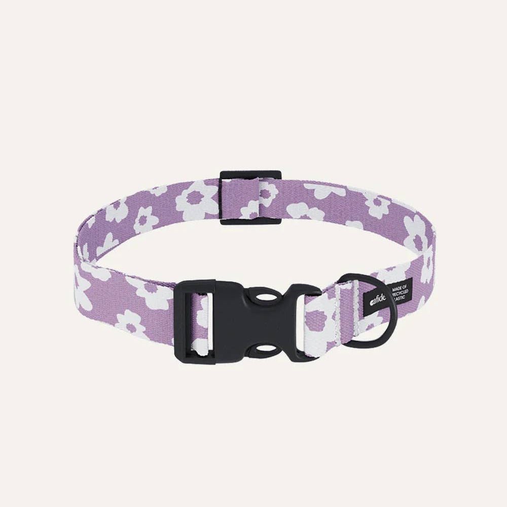 CAFIDE Juno - kierrätetty PET kaulapanta, violetti kukka