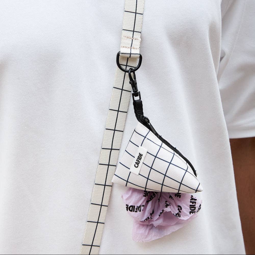 CAFIDE Juno - kierrätetty PET kakkapussikotelo, Beige Line