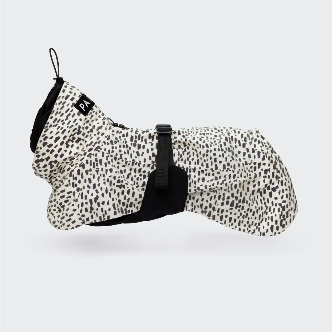 PAIKKA Koiran sadetakki 2.0, pilkullinen