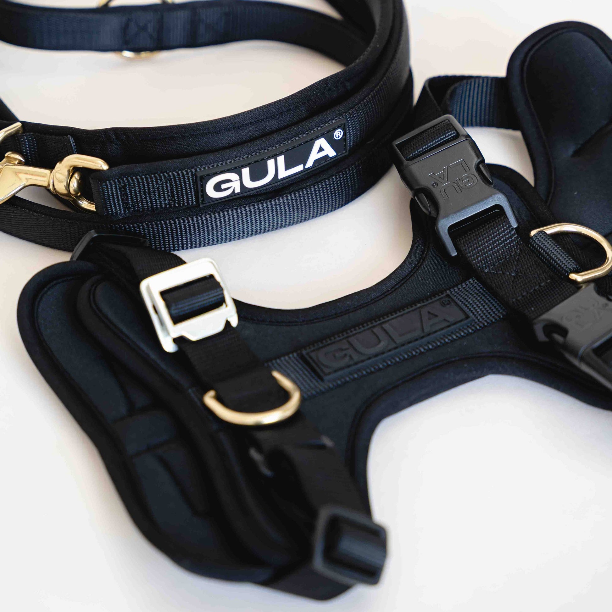 GULA DOG CARE Koiran valjaat, musta
