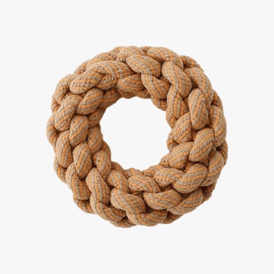 kapeit Köysilelu koiralle, ruskea