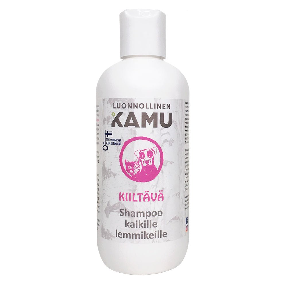 Luonnollinen Kamu Lemmikin shampoo Kiiltävä, 350 ml