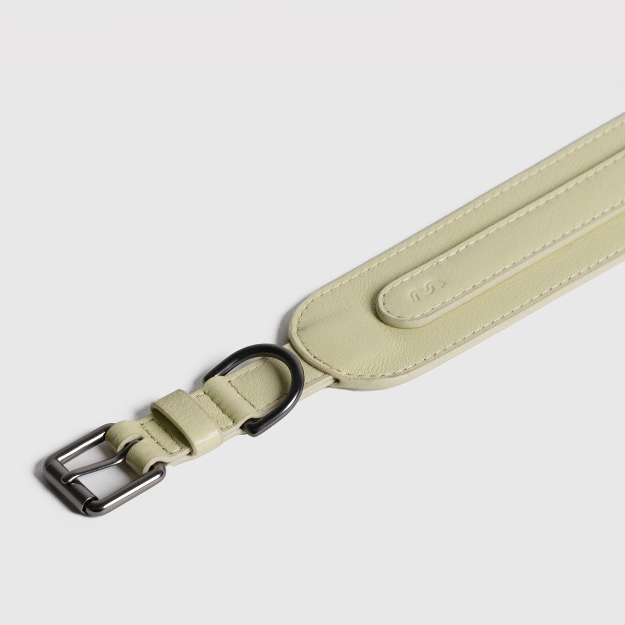 Masimalo Leveä nahkapanta, light sage