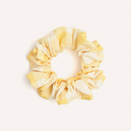 CAFIDE Noa - scrunchie, keltainen ruutu