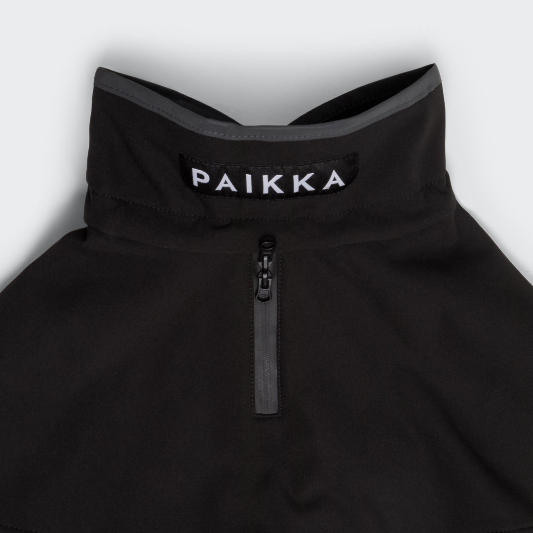 PAIKKA Palauttava softshell - takki koiralle, musta