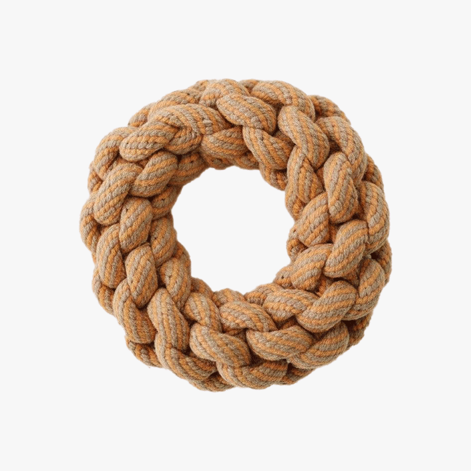 Köysilelu koiralle, ruskea