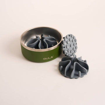 GULA DOG CARE Slow feeder koiran ruokakulhoon, harmaa