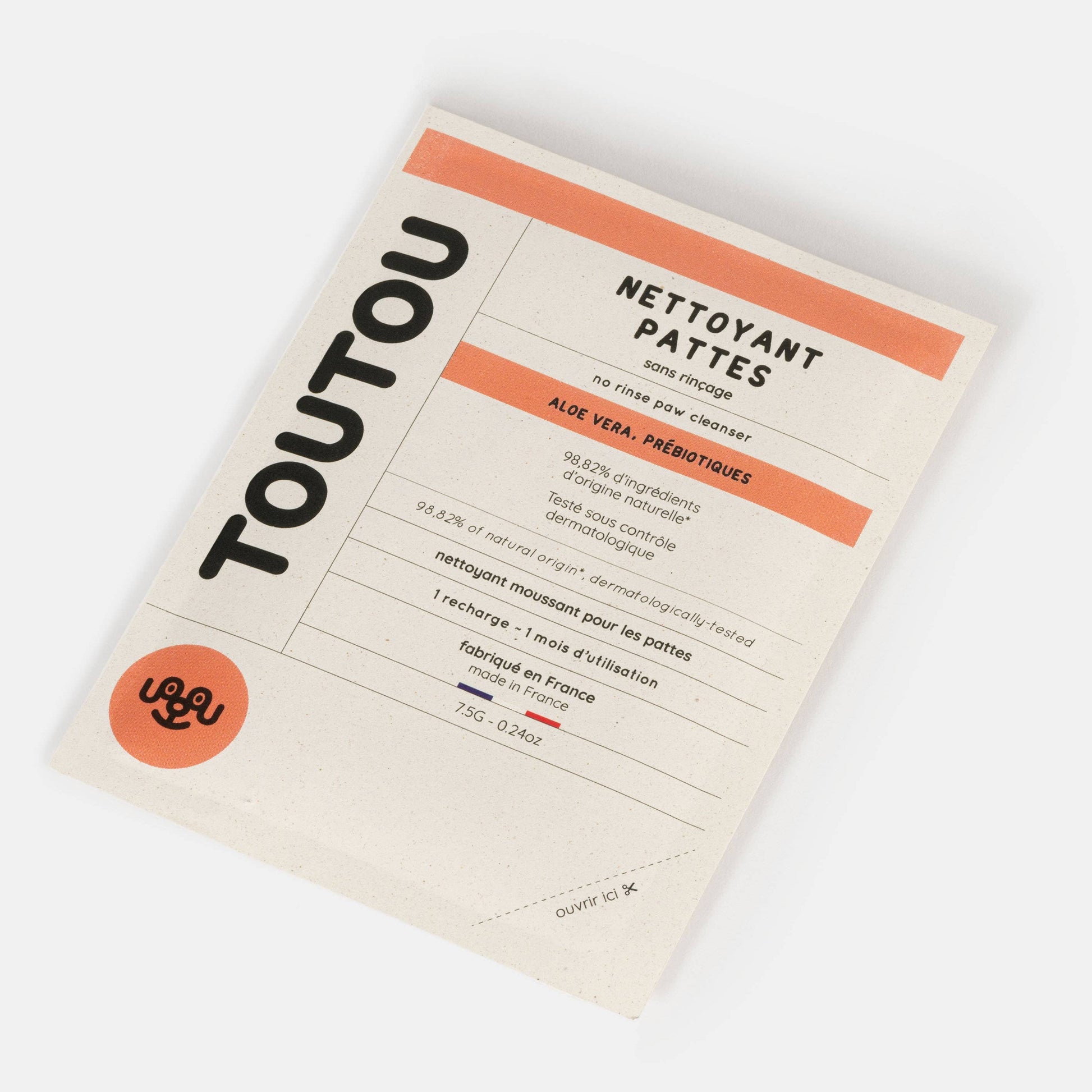 Toutou Petcare Tassupuhdistusaine, täyttöpussi