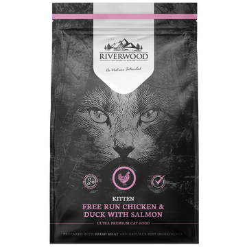 Riverwood Täysravinto kissanpennulle, kana, ankka & lohi