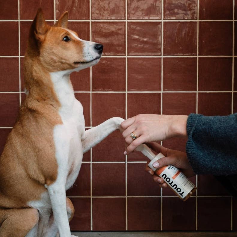 Toutou Petcare Täytettävä tassupuhdistusainepullo