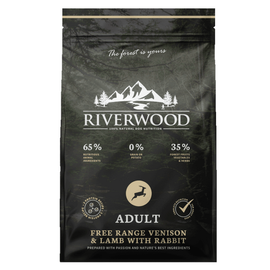 Riverwood Viljaton koiranruoka, peura, lammas & kani