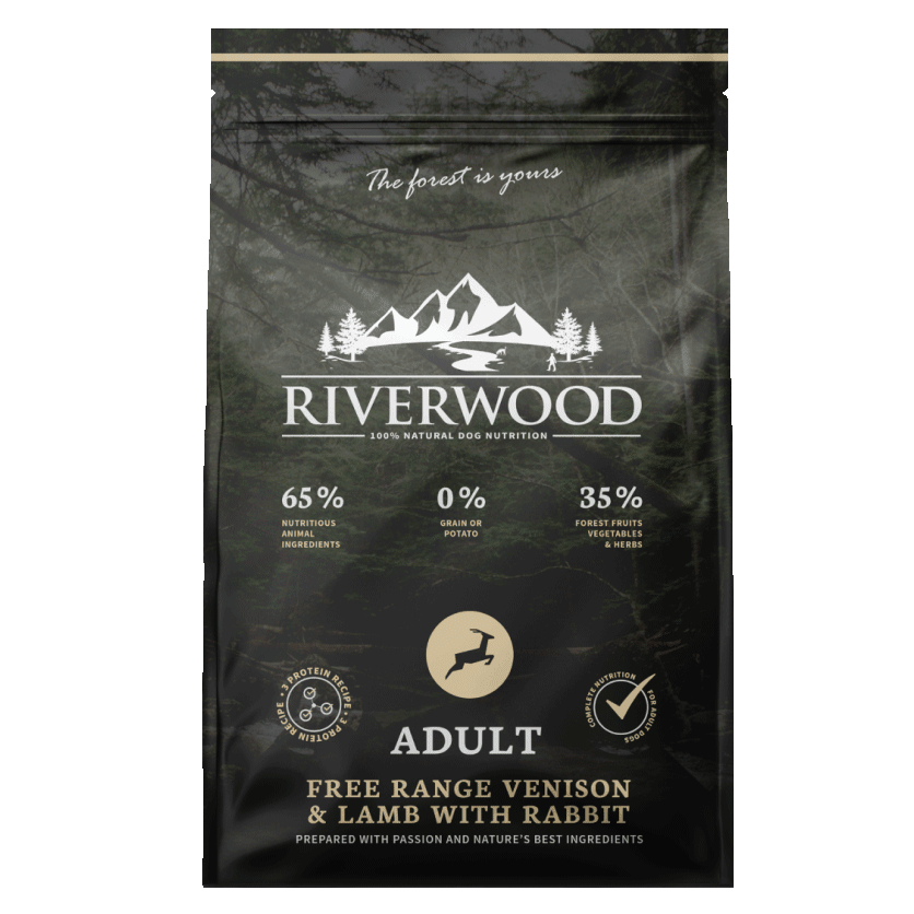 Riverwood Viljaton koiranruoka, peura, lammas & kani