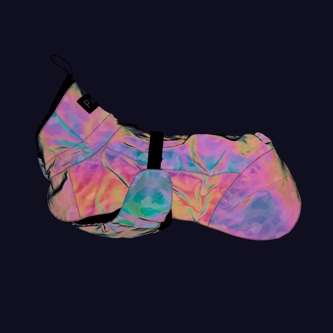 PAIKKA Visibility Lite - koiran sadetakki, Leo